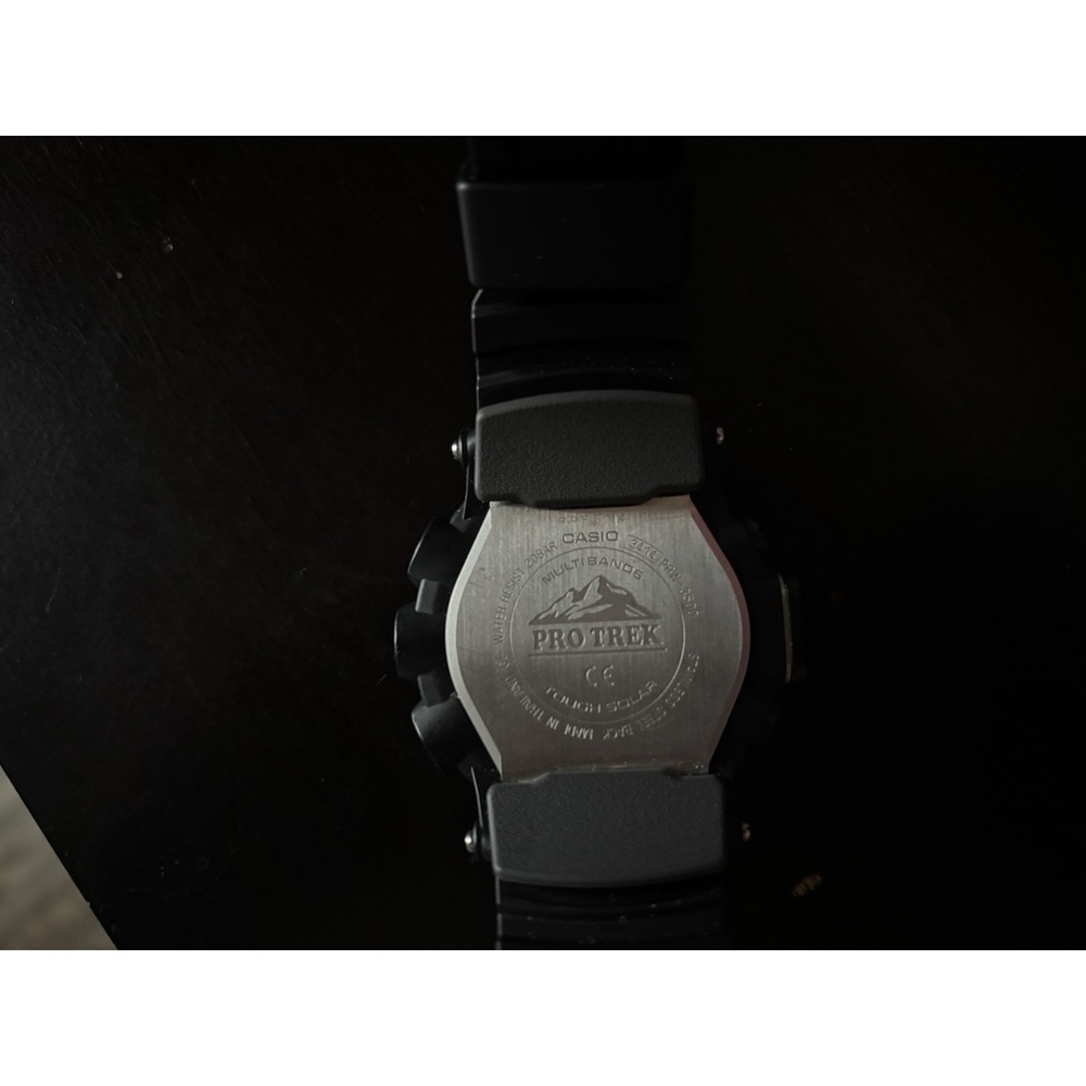 Casio Pro Trek PRW-3500 Men's Solar Multi-Band 6 Watch with Triple Sensor - Picture 6 of 6